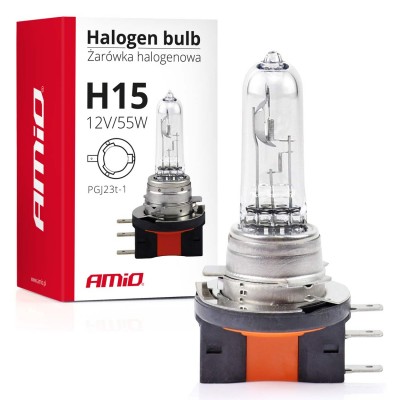 Сијалица H15 12V 15/55W 1ком AMIO