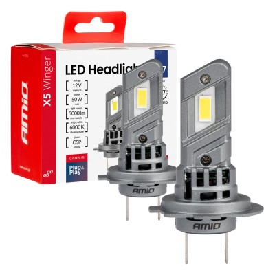 Сијалици LED H7 6000K 50W CANBUS 2ком WINGER AMIO