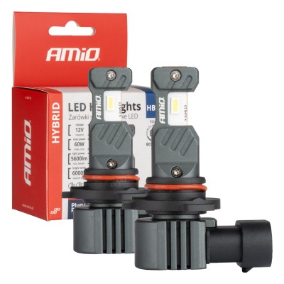 Сијалици LED HB4 9006 6000K 60W CANBUS 2ком HYBRID AMIO