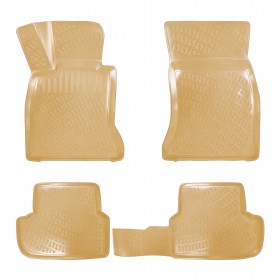 3D Типски Патосници за BMW 5 G30 2017- Беж