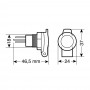 DIN приклучок - 12/24V LAMPA