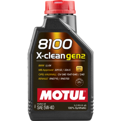 Масло 8100 X-CLEAN GEN2 5W40 1L MOTUL