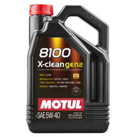 Масло 8100 X-CLEAN GEN2 5W40 5L MOTUL