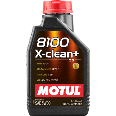 Масло 8100 X-CLEAN+ 5W30 1L MOTUL