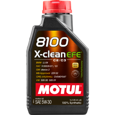 Масло 8100 X-CLEAN EFE 5W30 1L MOTUL
