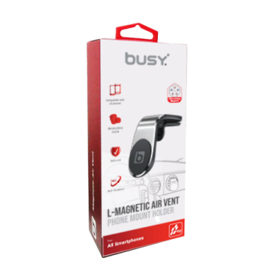 Држач за Телефон Магнетен Црн BUSY