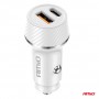 USB Полнач Двоен USB+TypeC QC+PD 20W AMIO