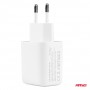 220V USB Полнач Двоен USB+TypeC 20W AMIO