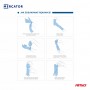 Нитрилни ракавици без пудра -  големина M – 100 парчиња MERCATOR